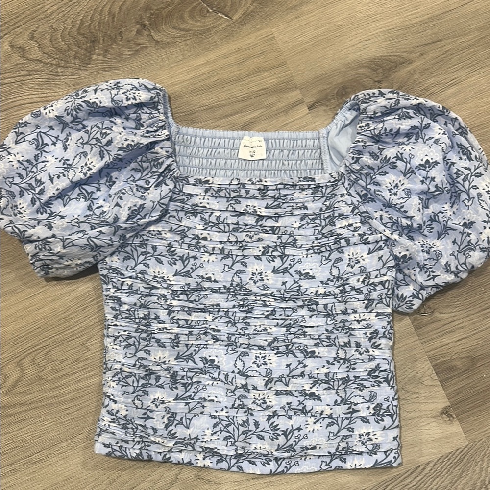 Floral Puff Sleeve Top